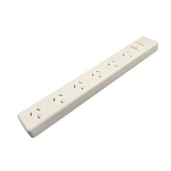 Sp- Power Board Surge Protected 6 Outlet + Extra Long 5M Lead