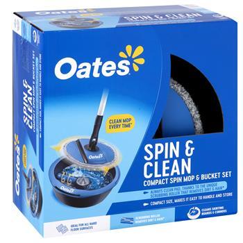 Mop Spin & Clean Compact with Bucket Oates