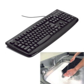 Keyboard Computer Kensington Pro Fit Washable Usb/Ps2 Black