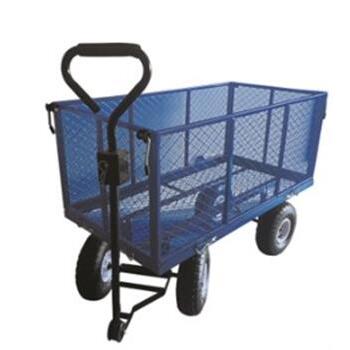 Garden Cart Large Steel Cage Blue 350kg