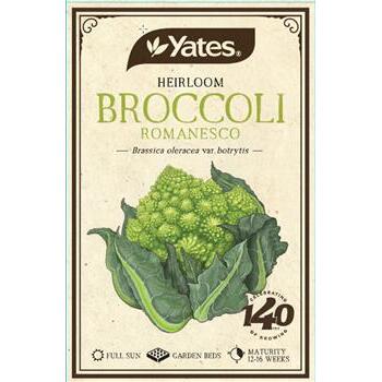 Seeds Broccoli Romanesco Heirloom Yates