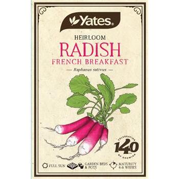 Seeds Radish French Breakfast Heirloom Yates