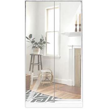 Wardrobe  Mirror Full 2 Door 1800x800x580mm 1 of 2