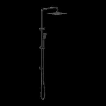 Twin Shower Square Projet Black NR232105EMB