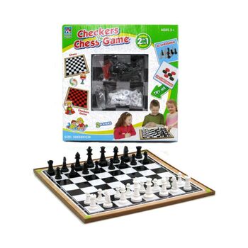 Sp- Toy Board Game 38X38Cm Checkers And Chess