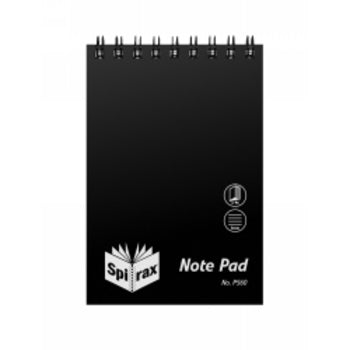 Notebook Spirax P560 Pp T/O 96Pg Black
