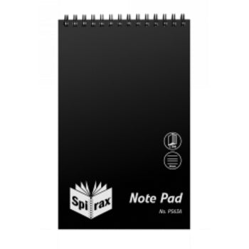 Notebook Spirax P563A Pp Black 200X127Mm T/O 200Pg