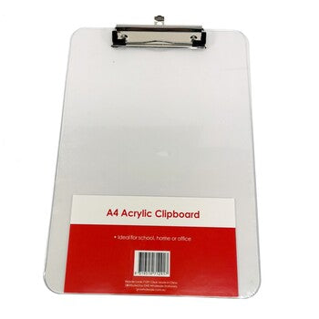 Clipboard Gns Basic A4 Acrylic Clear