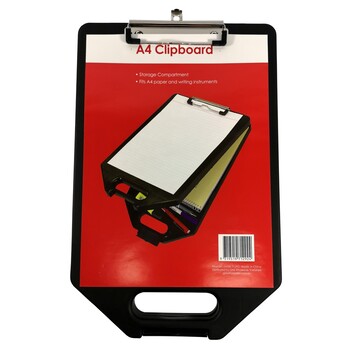 Clipboard Gns Basic A4 With Storage Black