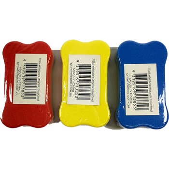 Whiteboard Eraser Gns Small Magnetic Assorted