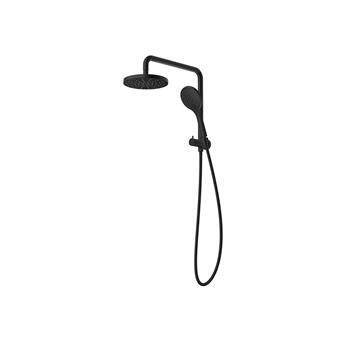 Wall Shower Set Rnd 200mm Head MB Lithe Interbath 18211MB