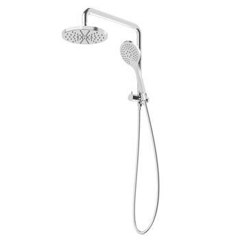 Wall Shower Set Rnd 200mm Head BN Lithe Interbath 18211BN