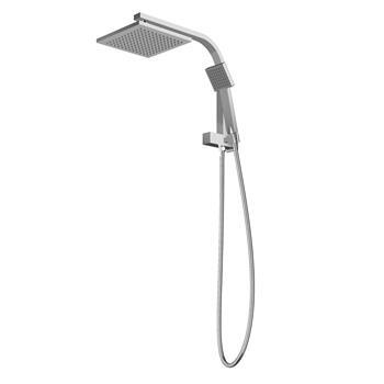 Wall Shower Set Sq 3 Funct 200mm Head CP Adria 19211
