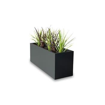 Planter Box Metal 1000x340x400mm Charcoal