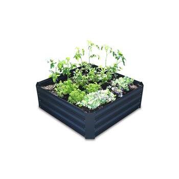 Garden Bed Raised 1000x1000x300mm Charcoal