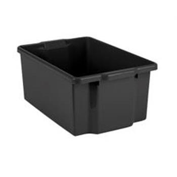 Storage Crate Stack n Nest Black 58L
