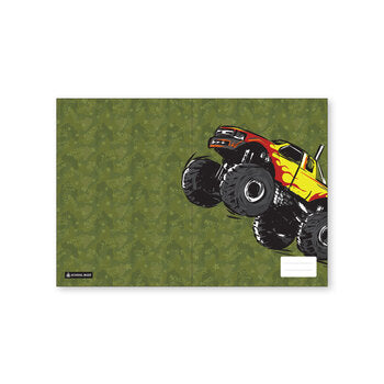 Book Covers School Buzz Scrapbook 340X250Mm Monster Truck