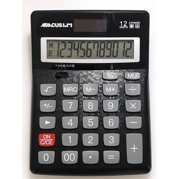 Calculator Abacus Sx12D 12 Digit Desktop Dual Power