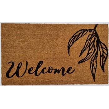 Mat Vivaldi Coir Welcome Leaves 40cm x 70cm