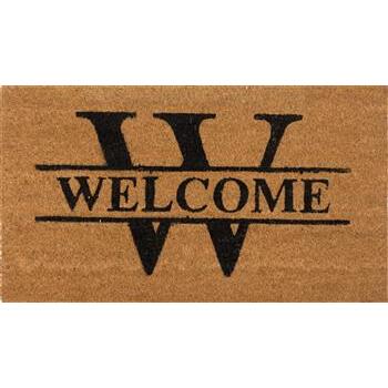 Mat Vivaldi Coir Mat W Welcome 40cm x 70cm