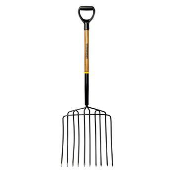 Fork Mulch 10T Timber D Handle Gardenmaster