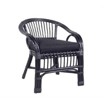 Chair Occasional Moroccan Black Home Bazar