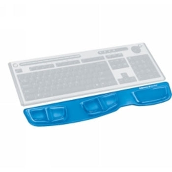 Sp- Keyboard Fellowes Palm Support With Gel Clear Blue