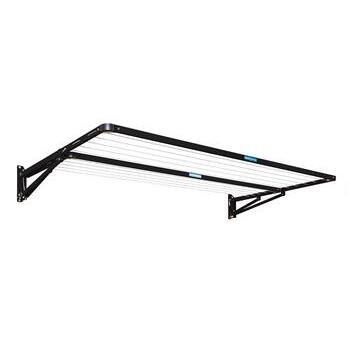 Clothesline Folding Frame Twin Anthracite Black