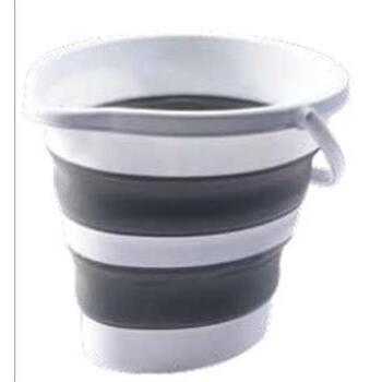 Bucket Collapsible Grey & White -  10L