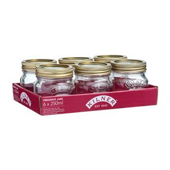 Jar Preserve 6pc 250ml Kilner
