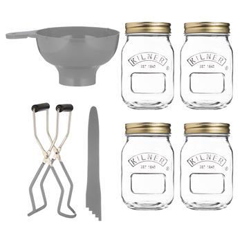 Jar Preserve 8pc Starter Set 500ml Kilner