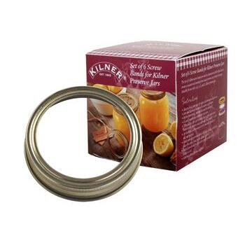 Screw Bands Preserve 6pc Kilner