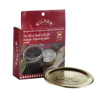 Lid Seals Discs Preserve 12pc Kilner