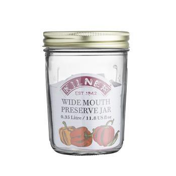 Jar Preserve Wide Mouth 350ml Kilner