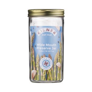 Jar Preserve Wide Mouth 1L Kilner