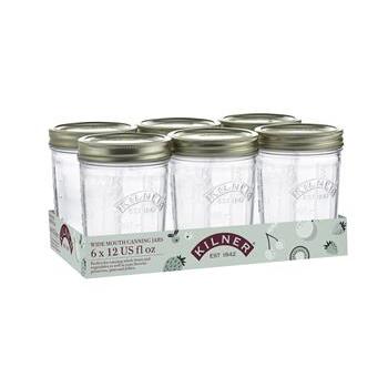 Jar Preserve Wide Mouth 6pc 350ml Kilner