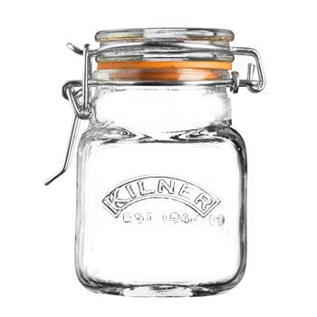 Jar Spice Clip Top Square 70ml Kilner