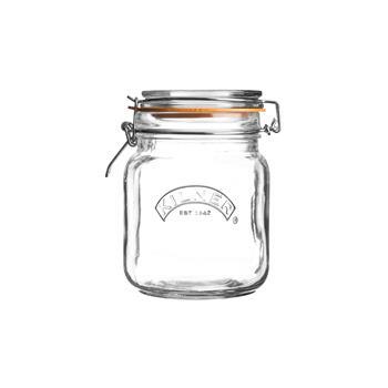 Jar Clip Top Square 1L Kilner