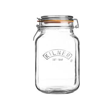 Jar Clip Top Square 1.5L Kilner