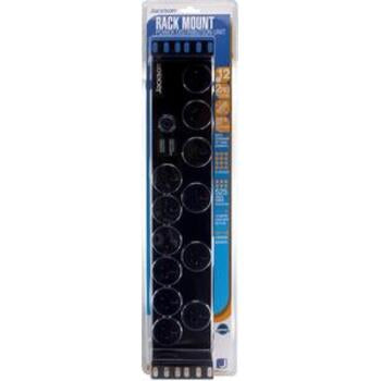 Powerboard Jackson Industries 6 Outlet Rack Mounted Surge Black