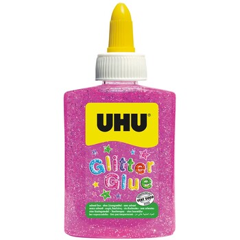 Glue Uhu 88Ml Glitter Pink