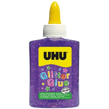 Glue Uhu 88Ml Glitter Purple
