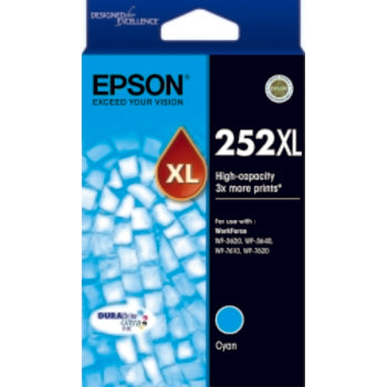 Sp - Inkjet Cart Epson T253292 252Xl High Cap Durabrite Ultra Cyan