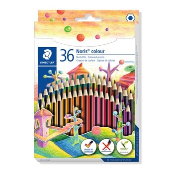 Pencil Coloured Staedtler Noris Colour Bx36