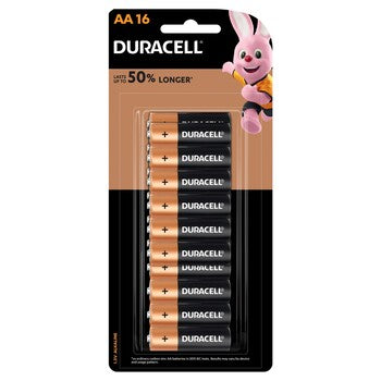 Battery Duracell Aa Coppertop Pk16