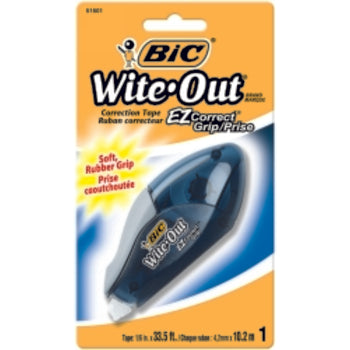 Correction Tape Bic Wite-Out Ez Grip Blister Pack