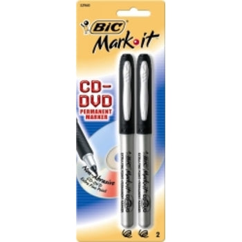 Marker Cd-Dvd Bic Mark-It Pk2