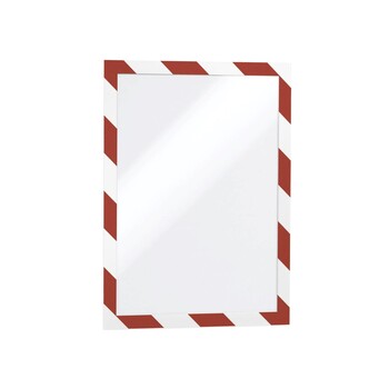 Sp- Safety Sign Durable A4 Duraframe Security Red/White Pk2