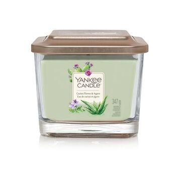 Candle Yankee Elevation Medium Cactus Flower & Agave