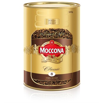 Sp- Coffee Moccona 500G Classic Dark Can